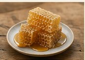 Honeycomb on a plate